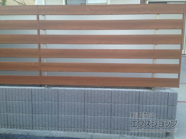 神奈川県横浜市ののフェンス・柵 フレイナYP型 フリー支柱 施工例