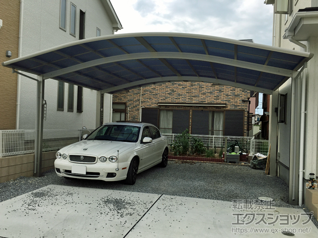 埼玉県鴻巣市ののカーポート レイナツインポートグラン　積雪〜20cm対応 施工例