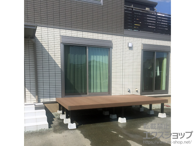 福岡県大川市ののウッドデッキ リウッドデッキ 200 施工例