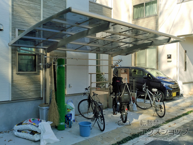 東京都世田谷区ののカーポート レイナポートグラン　積雪〜20cm対応 施工例