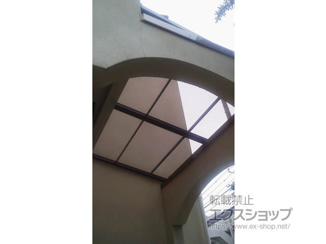 神奈川県川崎市ののテラス屋根 スピーネ F型 テラスタイプ 単体 積雪〜20cm対応 施工例