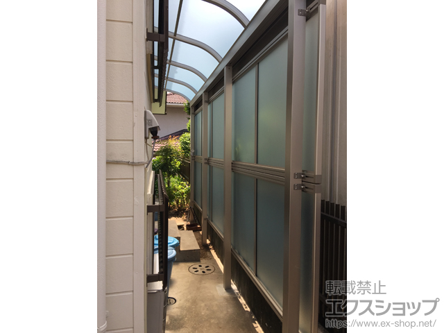 福岡県太宰府市ののテラス屋根 ヴェクターテラス R型 テラスタイプ 単体 積雪〜20cm対応 施工例