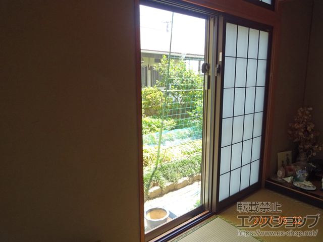 愛知県みよし市のの二重窓（内窓） インプラス ダストバリア仕様 引違い窓 2枚建 施工例