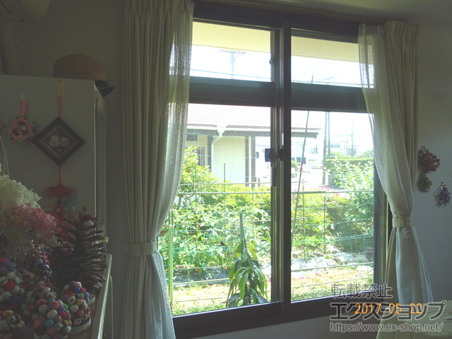 愛知県みよし市のの二重窓（内窓） インプラス ダストバリア仕様 引違い窓 2枚建 施工例