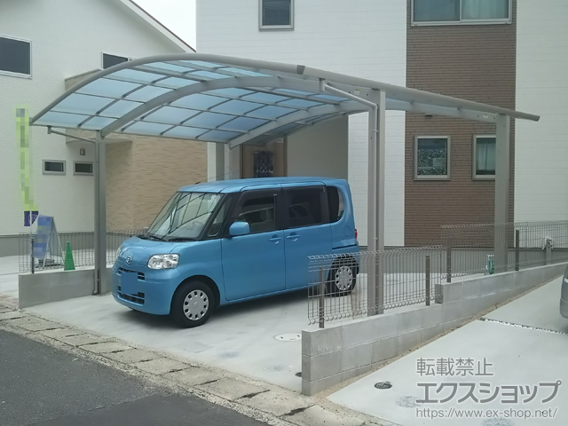 広島県広島市ののカーポート レイナツインポートグラン　積雪〜20cm対応 施工例