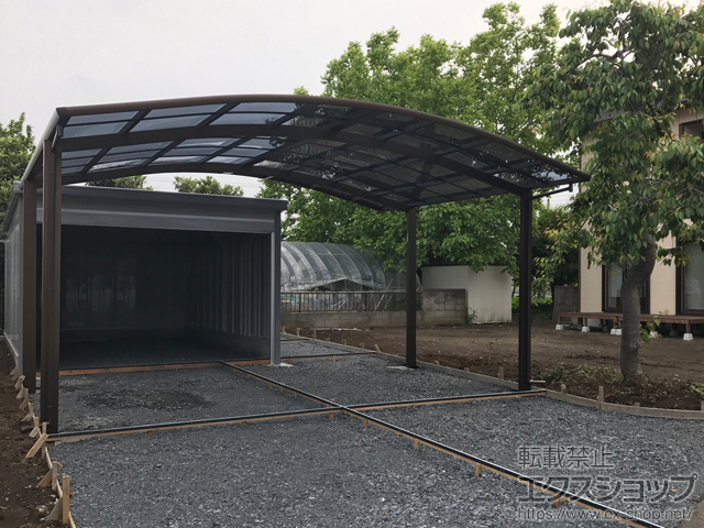 茨城県那珂郡東海村ののカーポート レイナツインポートグラン　積雪〜20cm対応 施工例