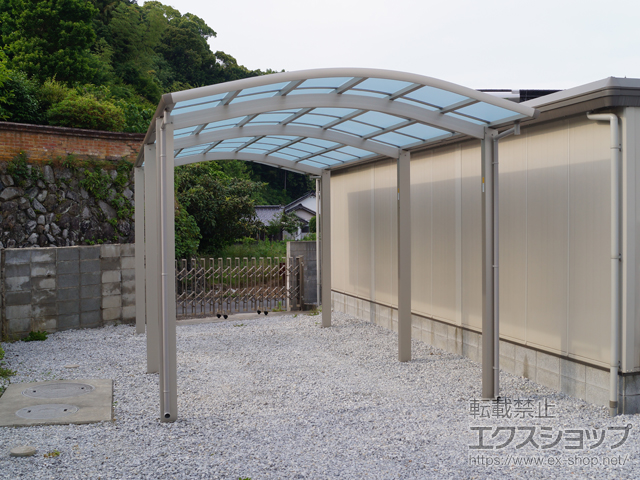 福岡県飯塚市ののカーポート レイナワンポートグラン 延長　積雪〜20cm対応 施工例