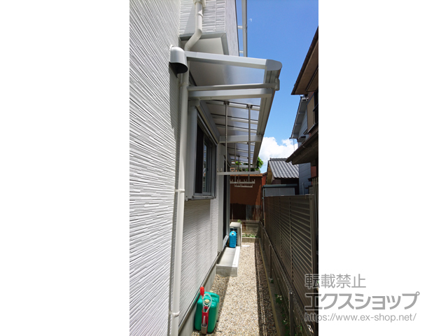 愛知県春日井市ののテラス屋根 ヴェクターテラス F型 ルーフタイプ 連棟 積雪〜20cm対応 施工例