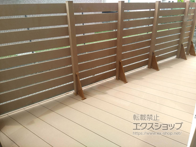 兵庫県西宮市ののウッドデッキ リウッドデッキ 200 施工例