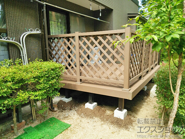 長野県安曇野市ののウッドデッキ リウッドデッキ 200 施工例