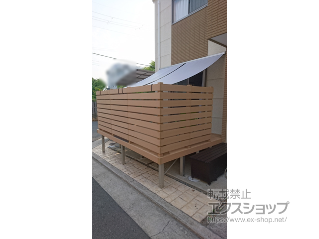 大阪府泉大津市ののウッドデッキ リウッドデッキ 200 施工例