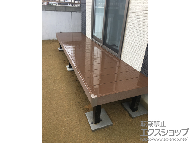 宮城県塩竈市ののウッドデッキ マージウッドデッキ 施工例