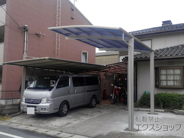 岡山県総社市ののカーポート レイナポートグラン　積雪〜20cm対応 施工例