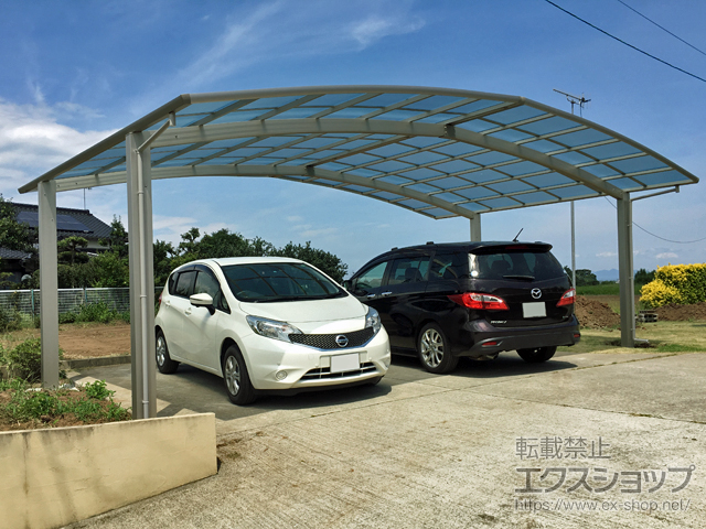 大分県中津市ののカーポート レイナトリプルポートグラン　積雪〜20cm対応 施工例