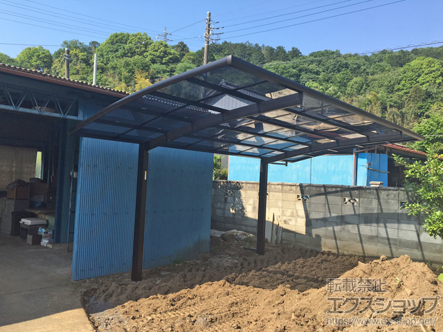 栃木県栃木市ののカーポート レイナポートグラン　積雪〜20cm対応 施工例