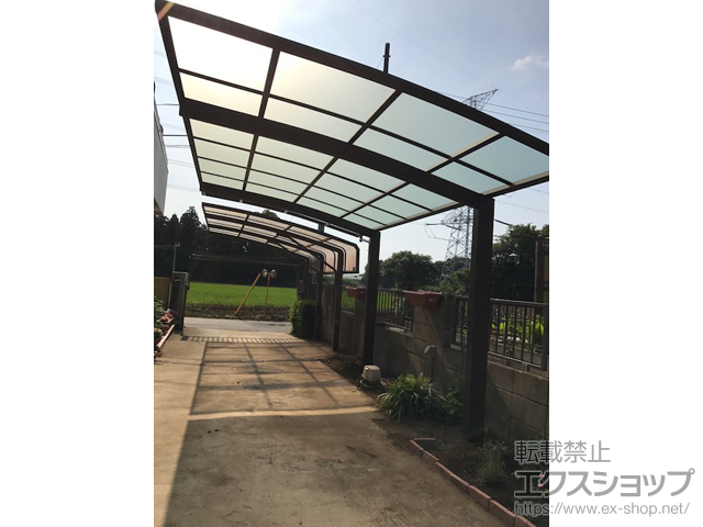 千葉県四街道市ののカーポート レイナポートグラン　積雪〜20cm対応 施工例