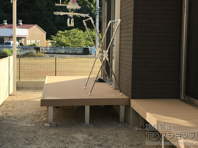 長崎県佐世保市ののウッドデッキ リウッドデッキ 200 施工例