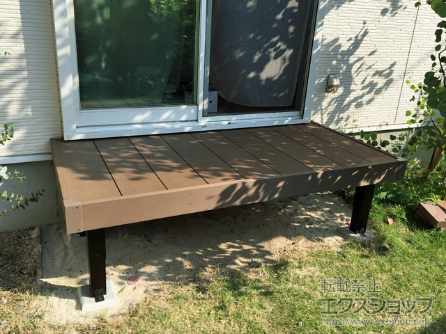 福岡県大野城市ののウッドデッキ マージウッドデッキ 施工例