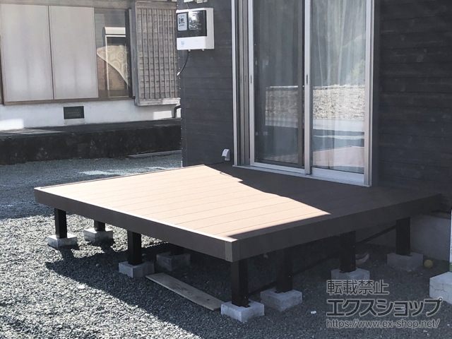 高知県土佐郡土佐町ののウッドデッキ マージウッドデッキ 施工例