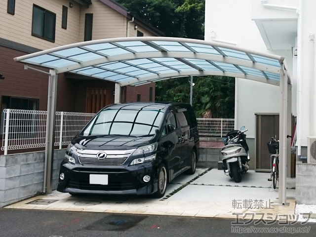 神奈川県川崎市ののカーポート レイナツインポートグラン　積雪〜20cm対応 施工例