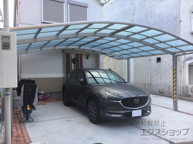 大阪府箕面市ののカーポート レイナツインポートグラン　積雪〜20cm対応 施工例