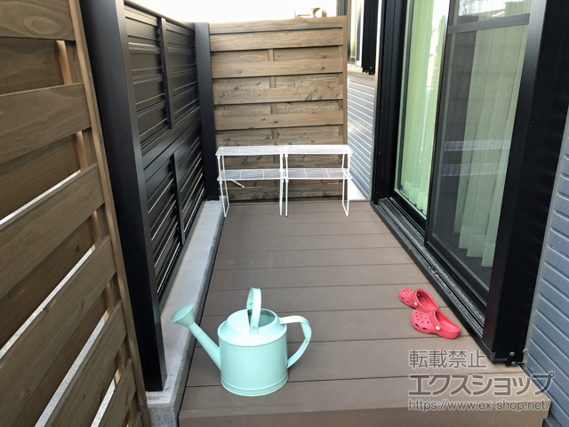 東京都稲城市ののウッドデッキ マージウッドデッキ 施工例