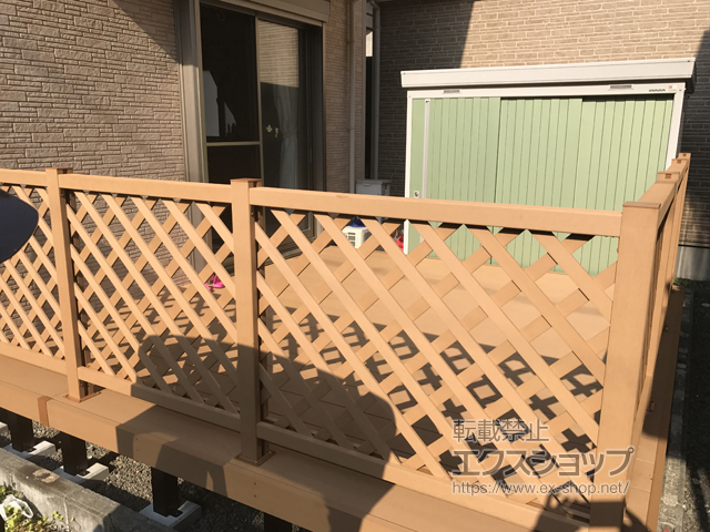 静岡県焼津市ののウッドデッキ リウッドデッキ 200 施工例