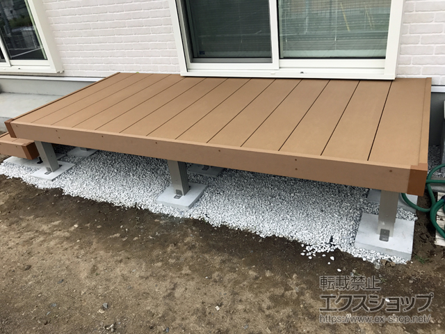 埼玉県狭山市ののウッドデッキ リウッドデッキ 200 施工例