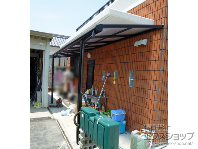 兵庫県三田市ののテラス屋根 ヴェクターテラス F型 テラスタイプ 連棟 積雪〜20cm対応 施工例