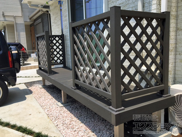 埼玉県北足立郡伊奈町ののウッドデッキ リウッドデッキ 200 施工例