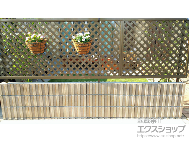 東京都府中市ののフェンス・柵 ライシスフェンス11型 フリーポールタイプ 施工例