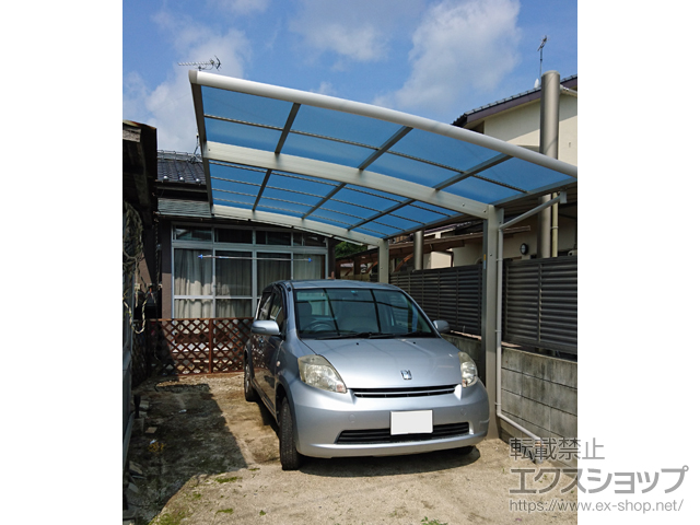 岡山県岡山市ののカーポート レイナポートグラン　積雪〜20cm対応 施工例