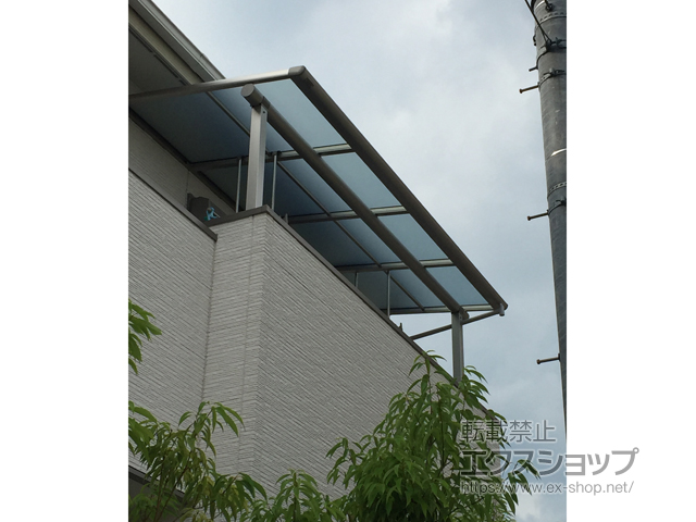 愛知県瀬戸市ののバルコニー・ベランダ屋根 ヴェクターテラス F型 屋根タイプ 単体 積雪〜20cm対応 施工例