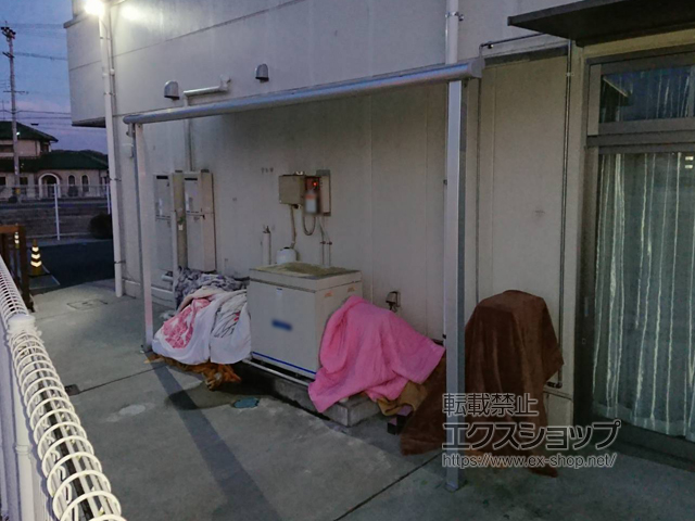 兵庫県加西市ののテラス屋根 ヴェクターテラス F型 テラスタイプ 単体 積雪〜20cm対応 施工例