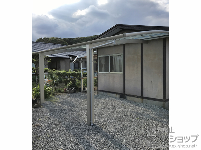 宮崎県東臼杵郡門川町ののカーポート レイナポートグラン　積雪〜20cm対応 施工例