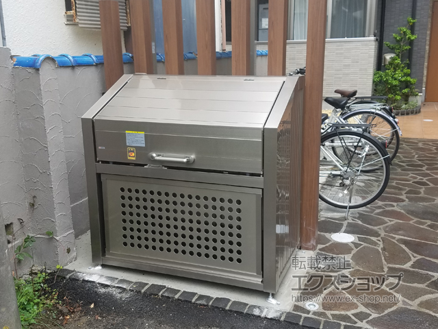 千葉県市川市ののゴミステーション ゴミストッカー PS型 GPS-1212-07SC 施工例