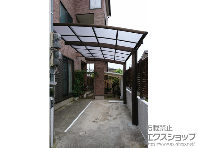 兵庫県高砂市ののカーポート プレシオスポート 積雪〜20cm対応 施工例