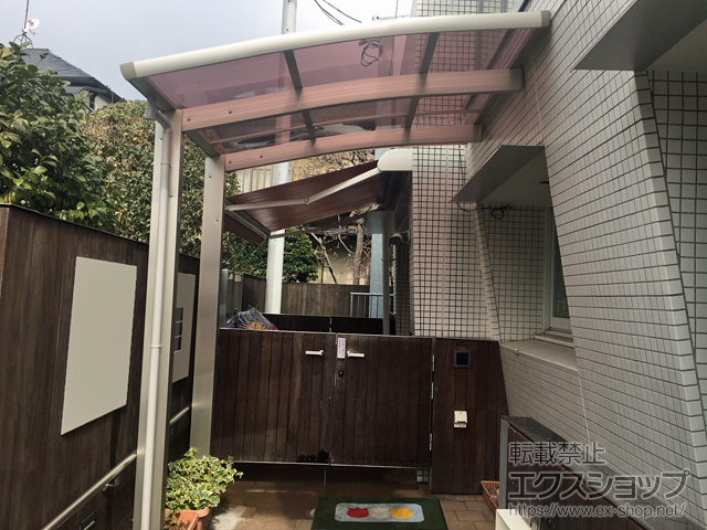 東京都杉並区ののサイクルポート・駐輪場 レイナポートグランミニ 積雪〜20cm対応 施工例