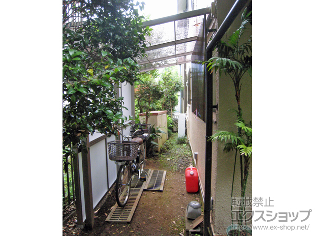 千葉県市川市ののストックヤード スピーネストックヤードF型 パネルタイプ スクリーン仕様 積雪〜20cm対応 施工例