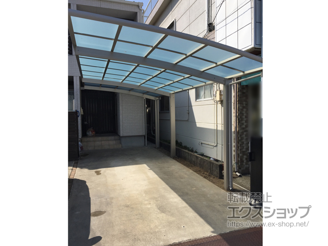 宮崎県延岡市ののカーポート レイナポートグラン 延長　積雪〜20cm対応 施工例