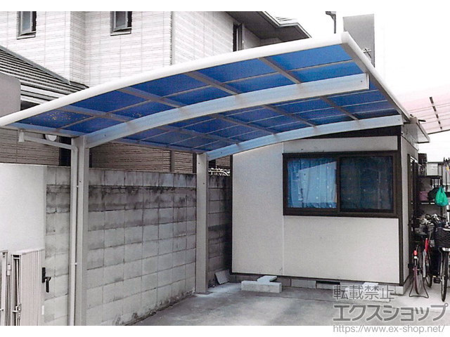 大阪府松原市ののカーポート レイナポートグラン　積雪〜20cm対応 施工例