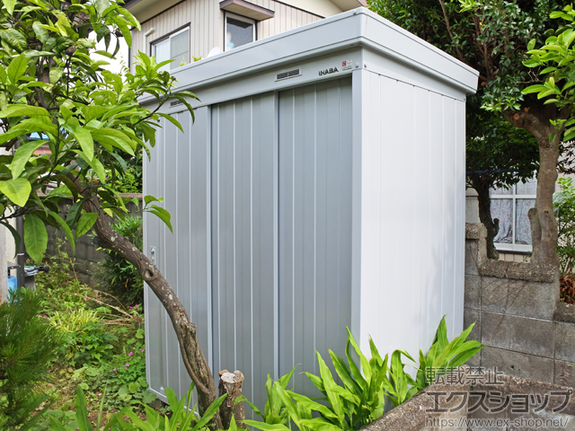 茨城県日立市のの物置・屋外倉庫 ナイソーGMタイプ  一般型 2460×1300×2270 SMK-32SGM 施工例