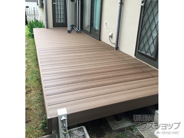 東京都杉並区ののウッドデッキ 樹ら楽ステージ 木彫 施工例