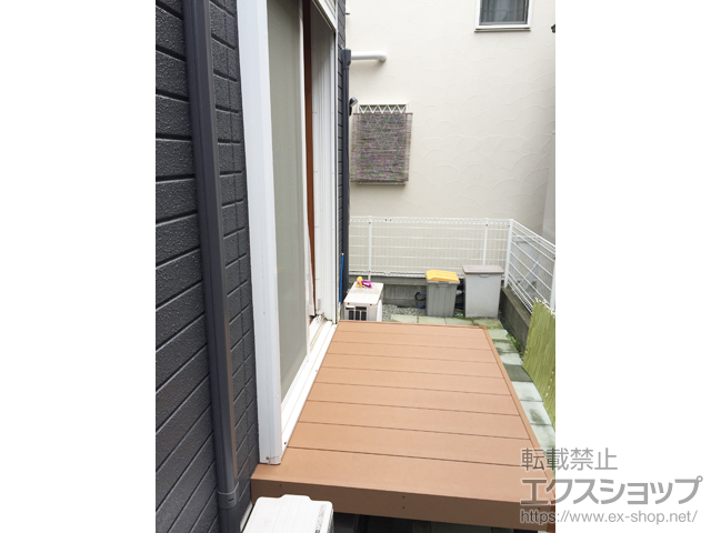 神奈川県高座郡寒川町ののウッドデッキ マージウッドデッキ 施工例