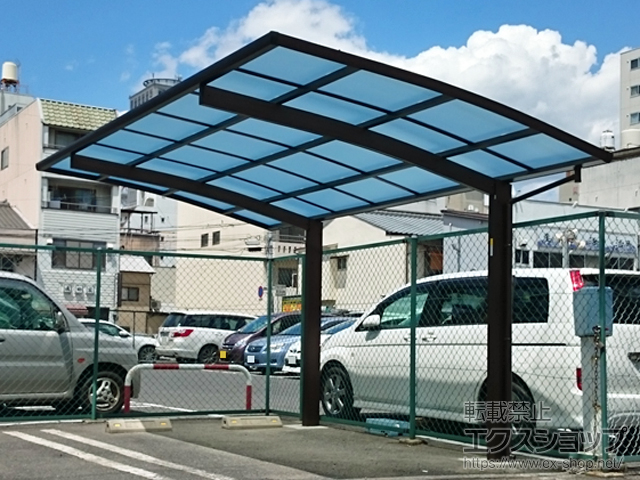 岡山県岡山市ののカーポート レイナポートグラン　積雪〜20cm対応 施工例