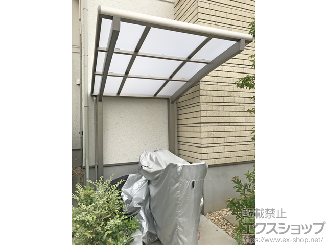 東京都調布市ののサイクルポート・駐輪場 ネスカRミニ (ラウンドスタイル) 積雪〜20cm対応 施工例