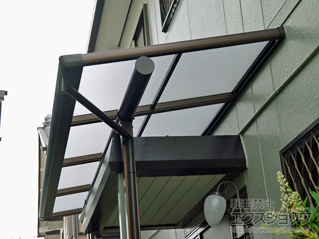 愛知県名古屋市ののテラス屋根 プレシオステラス F型 テラスタイプ 単体 積雪〜20cm対応 施工例