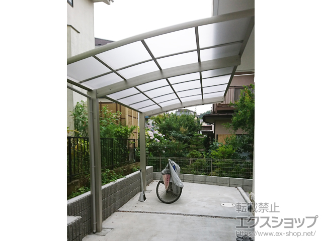 神奈川県川崎市ののカーポート プレシオスポート 積雪〜20cm対応 施工例