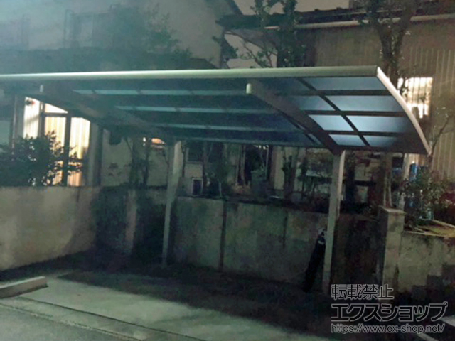 愛知県日進市ののカーポート プレシオスポート 積雪〜20cm対応 施工例