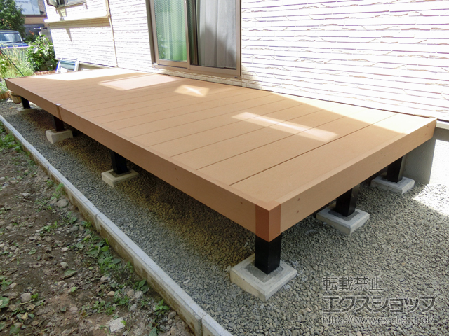 北海道札幌市ののウッドデッキ リウッドデッキ 200 施工例